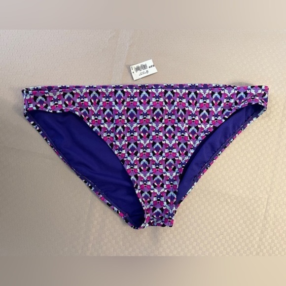 Old Navy Other - Old Navy NWT purple/blue/black abstract pattern bikini bottoms. Size XL.